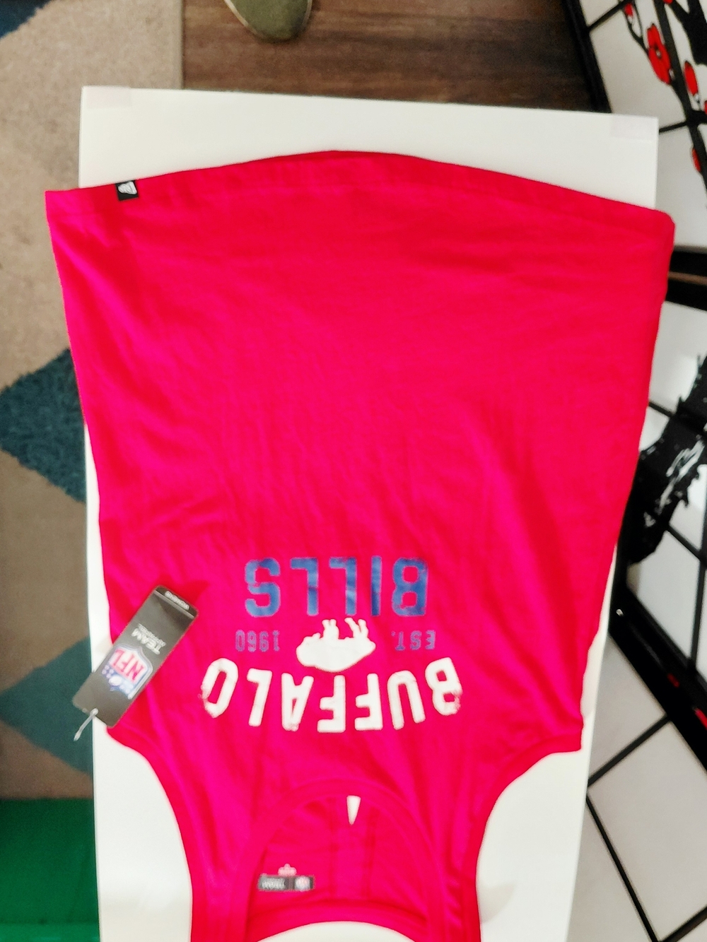 NFL Buffalo Bills Pink Women's Tank Top